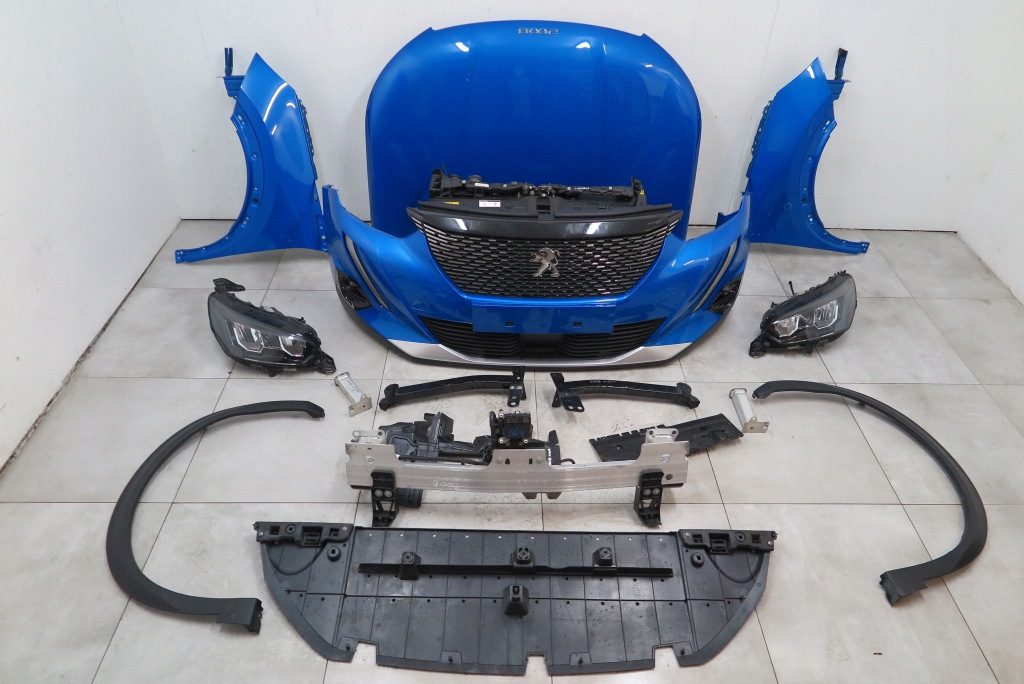 фото №1, Peugeot 2008 ii 2 перед капот бампер лампи крила радіатор