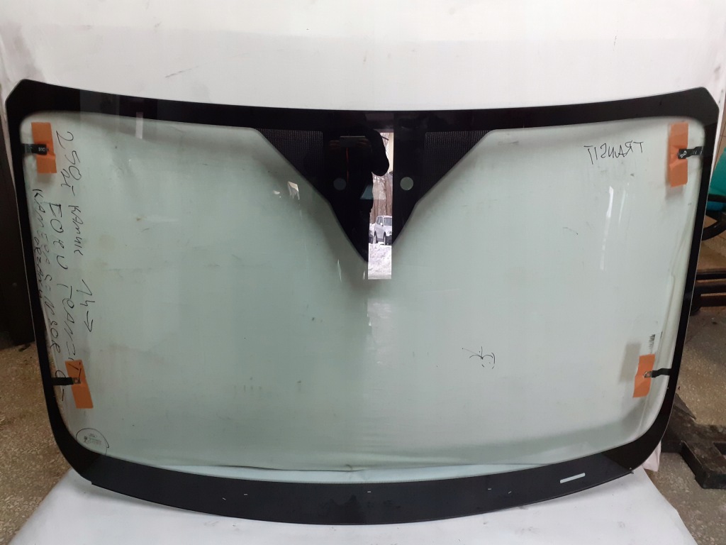 фото №1, Стекло передняя ford transit 14r- 2xsensor ori