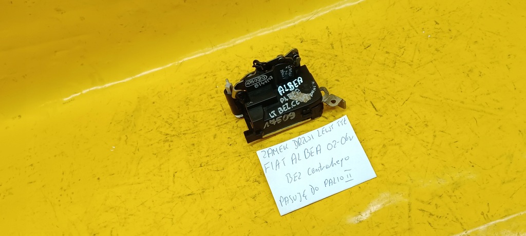 фото №1, Замок дверь левый задняя palio ii 02-06r bez центральный