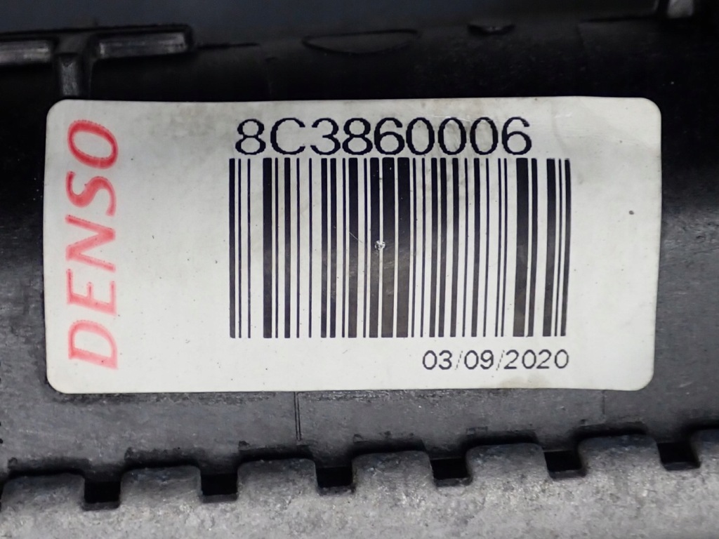 фото №11, Комплект радиатор воды кондиционер вентилятор fiat panda 3 iii 16r