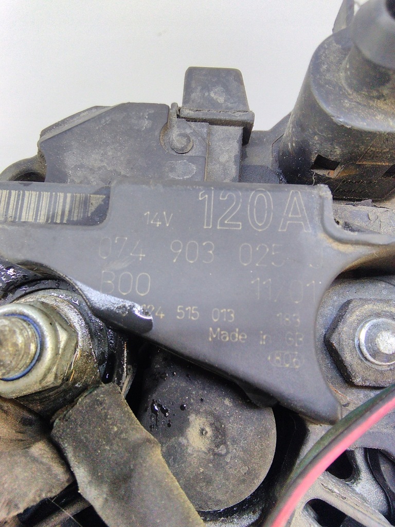 фото №5, Seat cordoba i 1.4 генератор 120a 074903025j