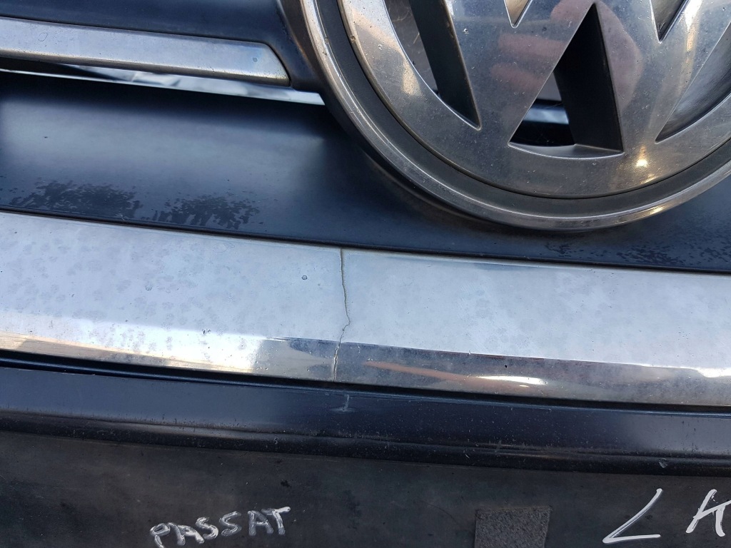 Vw passat cc 08-12r бампер перед передний решётка радиатора pdc lk7x Доставка