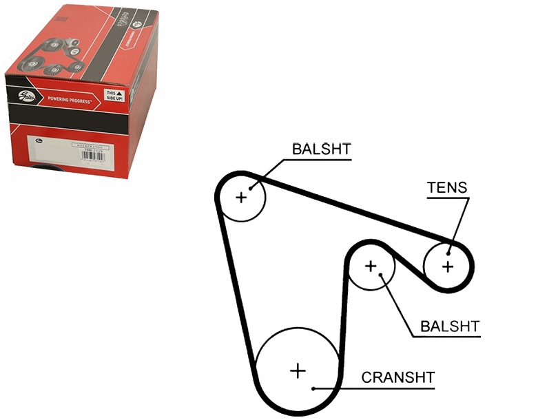 фото №1, Ремень вала балансировочного alfa romeo 145 146 147 15