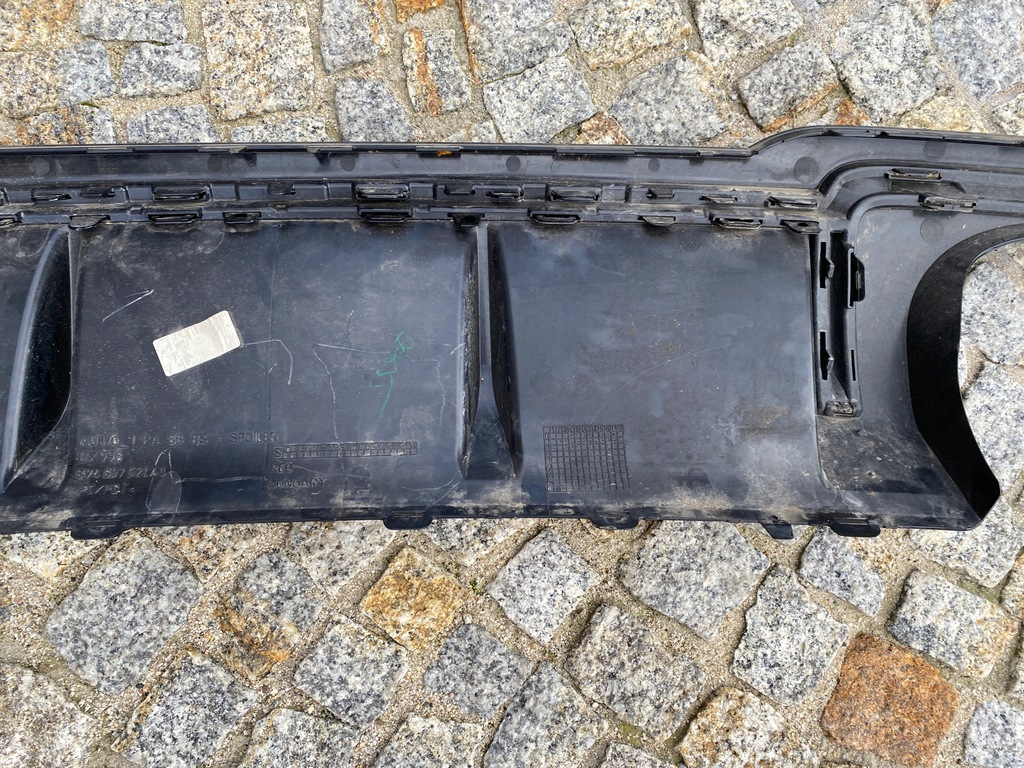 фото №12, Audi rs3 8v4 lift спойлер дифузор накладка задня 8v4807521ab оригінал