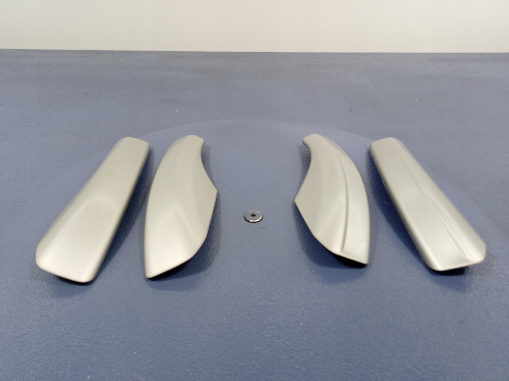 фото №1, Laguna ii kombi защита рейлингов серебристый комплект