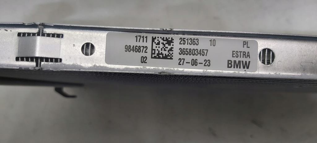 фото №5, Радиатор wody bmw 2 u06 9846872 оригинал