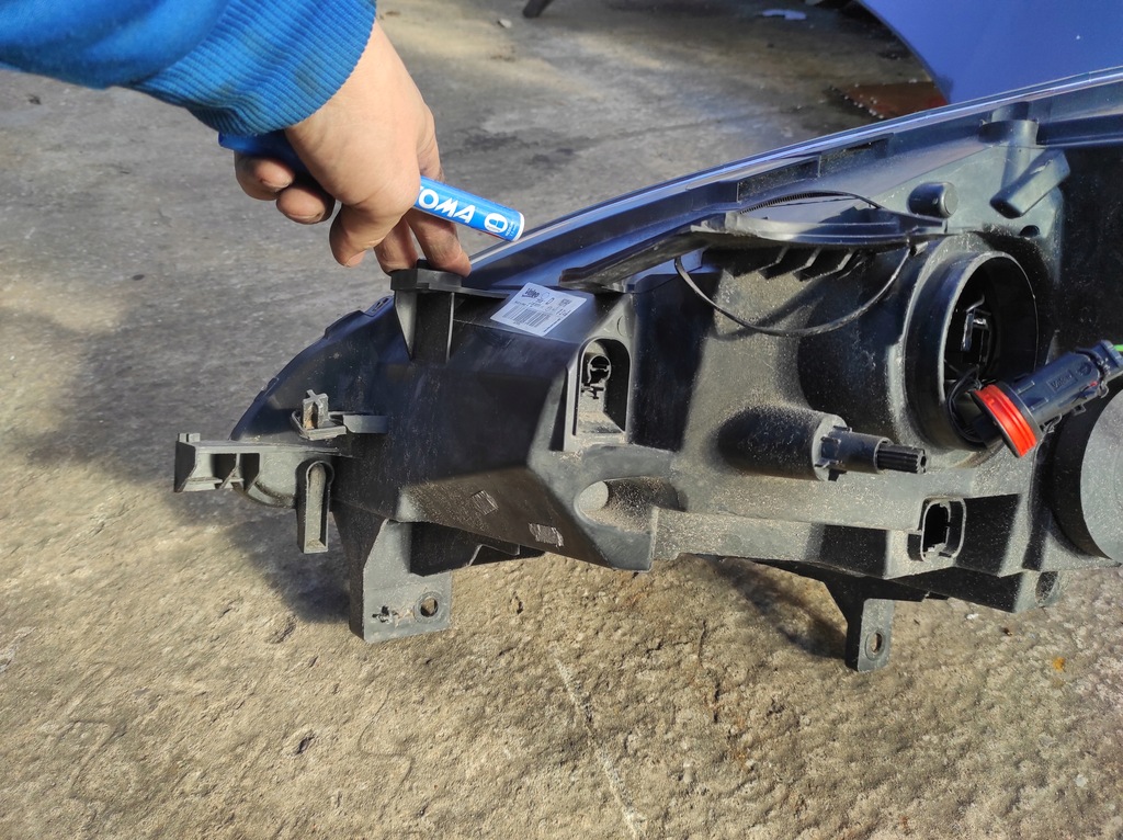 фото №9, Лампа передняя правая правый перед citroen berlingo ii lift