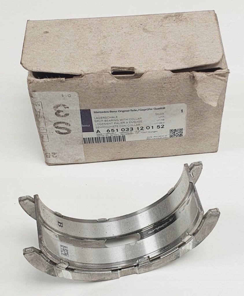 Купить Вкладыш вала коленчатого mercedes a6510331201