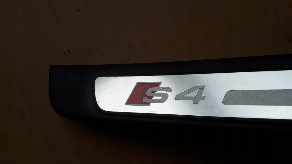 фото №7, S4 b8 lift молдинг накладка порог правый перед