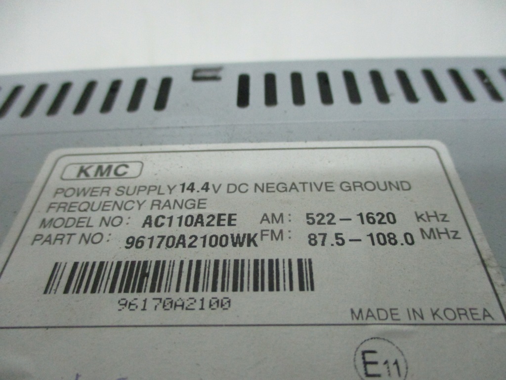 фото №2, Kia ceed ii оригинальные радио 96170-a2100 2012-