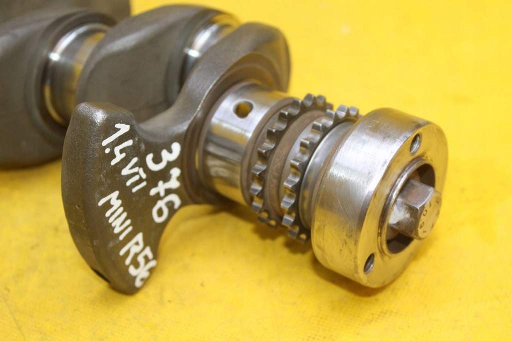 Wał колінчастий mini r56 citroen peugeot 1.4 1.6 vti gjs700 hg2 75347334 Зі Шроту