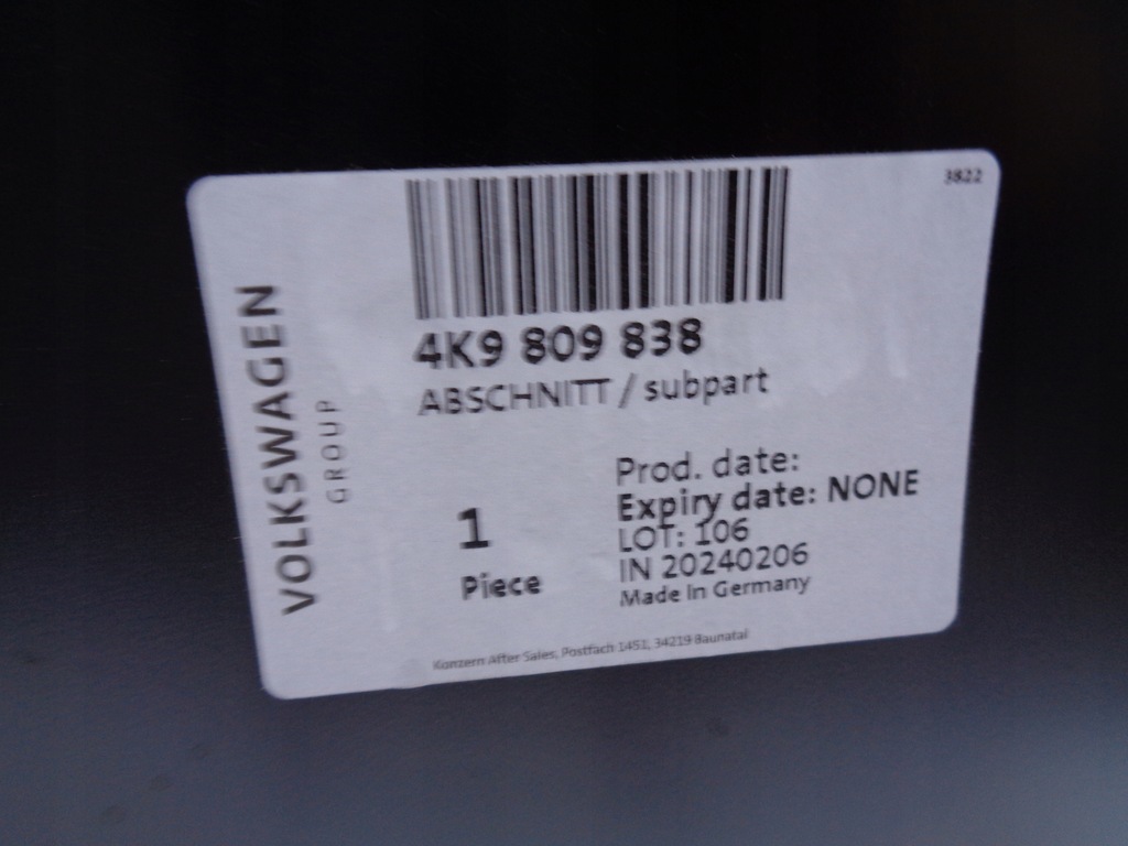 фото №6, Крыло правый задний ремкомплект audi a6 c8 4k9 18- kombi