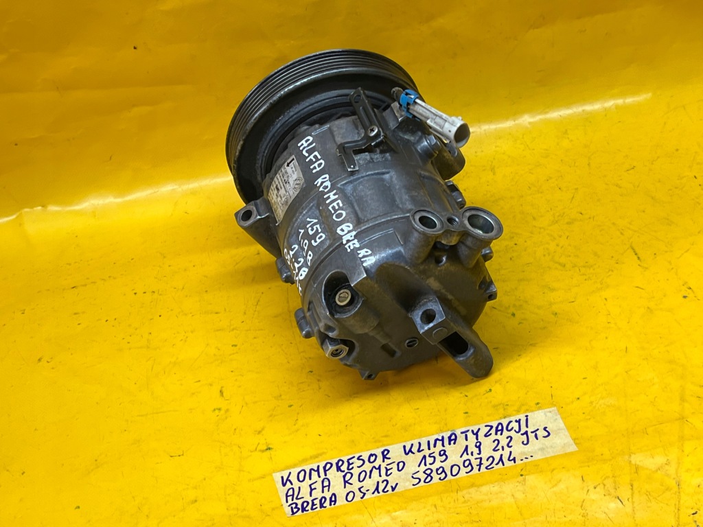 фото №12, Компресор кондиціонера alfa romeo 159 1,9 2,2b jts brera 05-12r 589097214 .