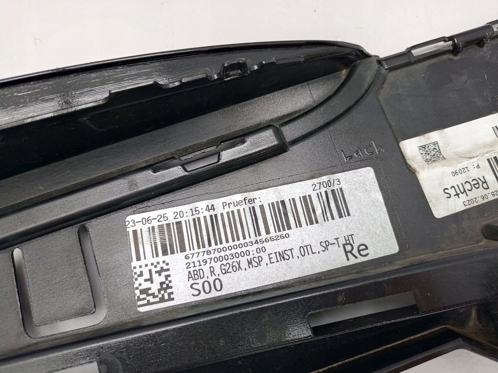 фото №12, Bmw i4 g26 m-pakiet 2020- молдинг поріг поріг кронштейн напрямна правий ÷