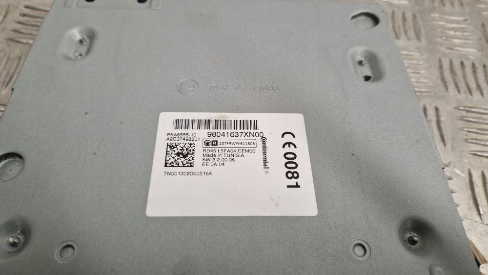 фото №12, Peugeot rcz 2013 панель / радиопроигрыватель cd/dvd/gps