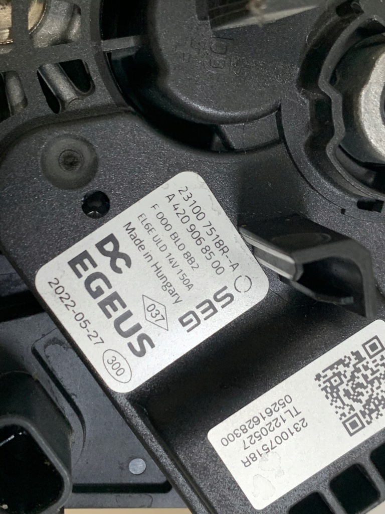 Townstar renault kangoo iv 4 1.3 tce 22r генератор комплектний  оригінал Ціна