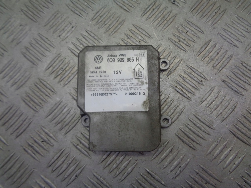 фото №1, Модуль подушка безопасности skoda fabia i 6q0423371