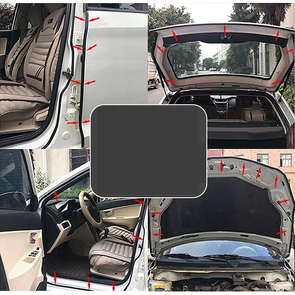 фото №12, Прокладка do дверь, dwuwarstwowe уплотнение, 16m