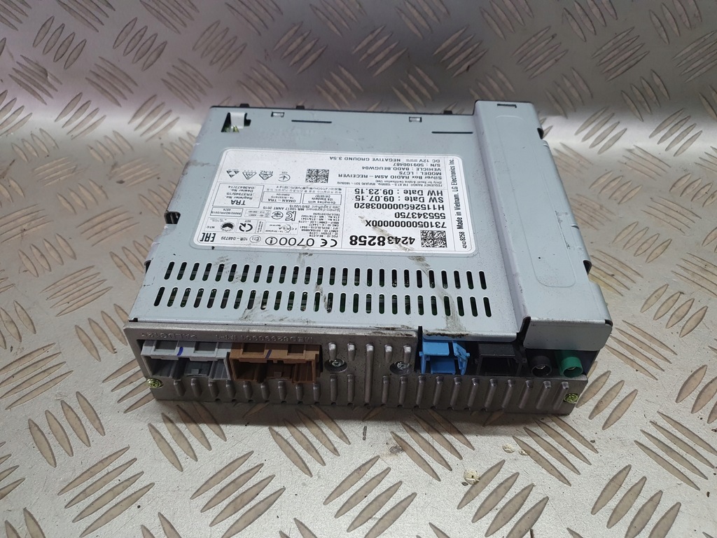 фото №1, Радіо підсилювач silver box opel astra k