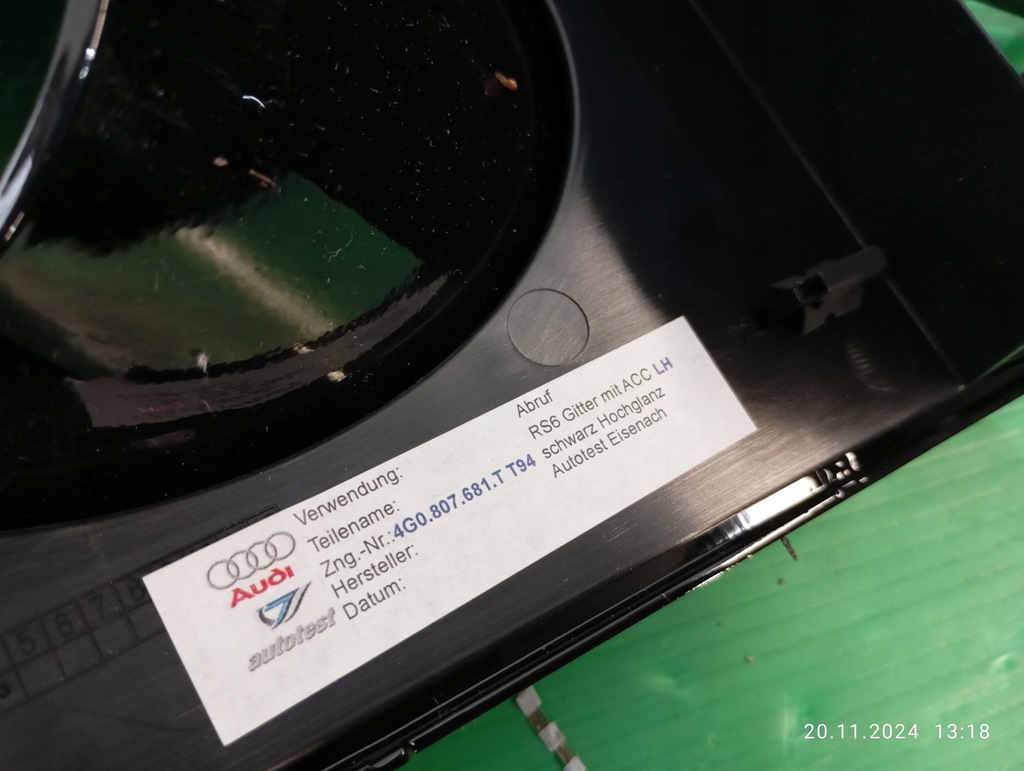 фото №8, Решітка бампера перед ліва audi rs6 4g0807245b