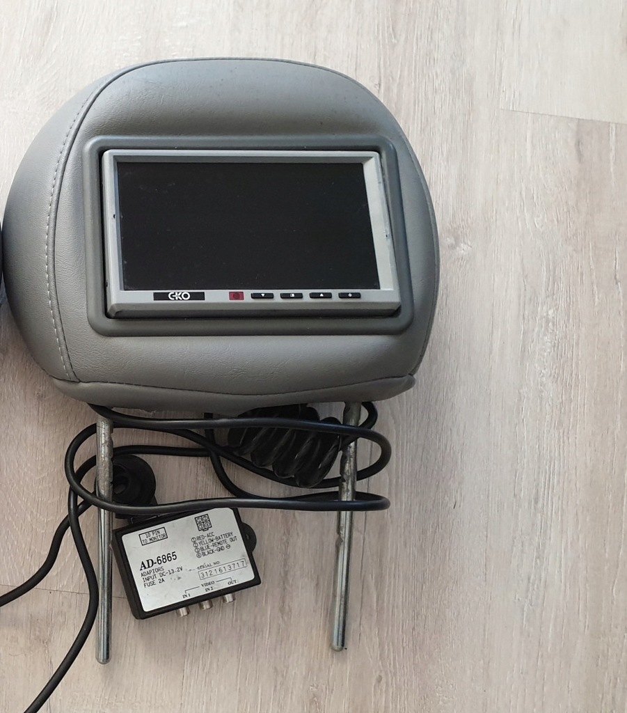 фото №1, Підголівник мультимедійний монітор jeep cherokee kj