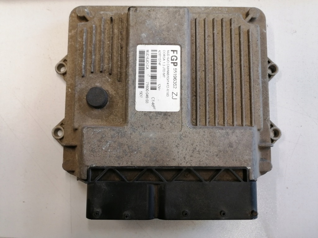 фото №1, Блок управления двигателя opel corsa c combo 55196352