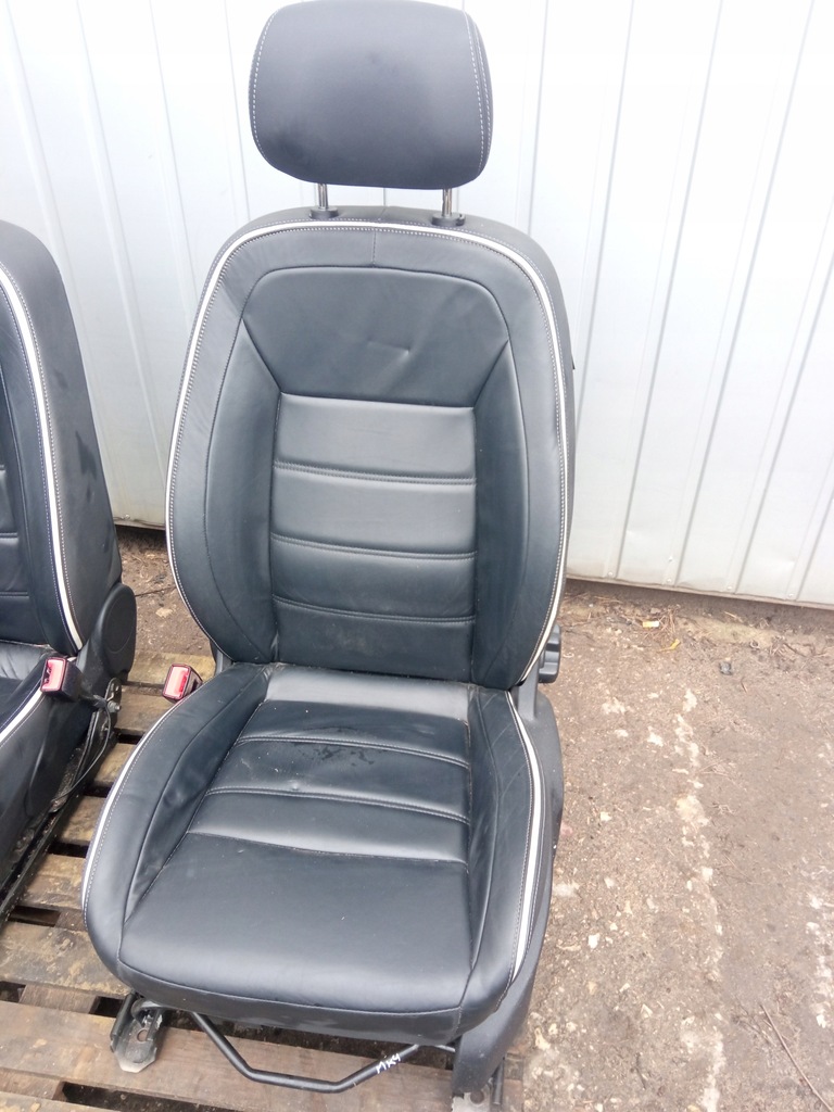 фото №13, Ford mondeo mk4 lift сиденья кожа белый nić