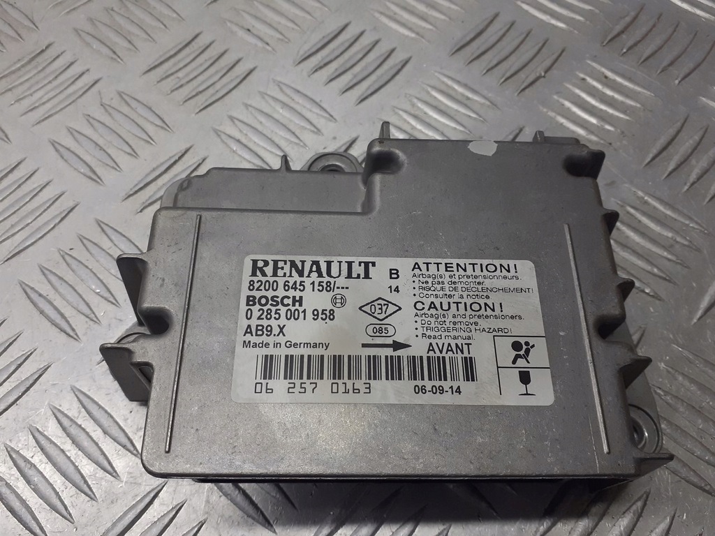 фото №1, Модуль подушка безпеки renault clio iii 1.5 dci 8200645158
