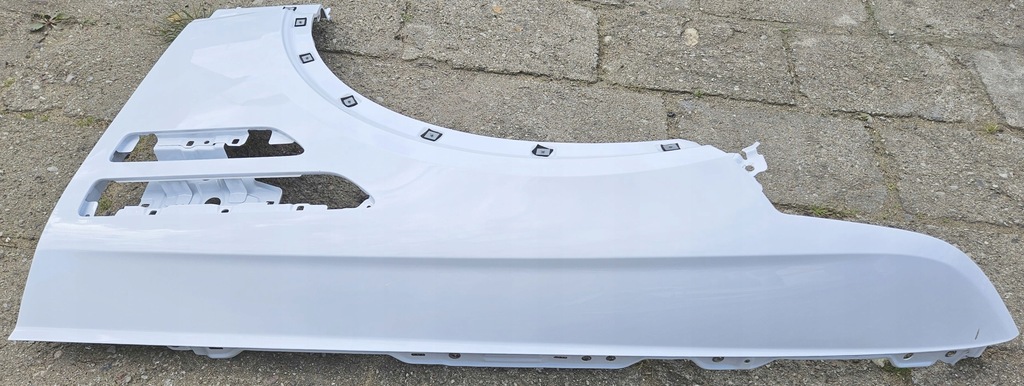 фото №15, Левый крыло перед hyundai genesis gv80 i 1 2020- белый идеальное состояние