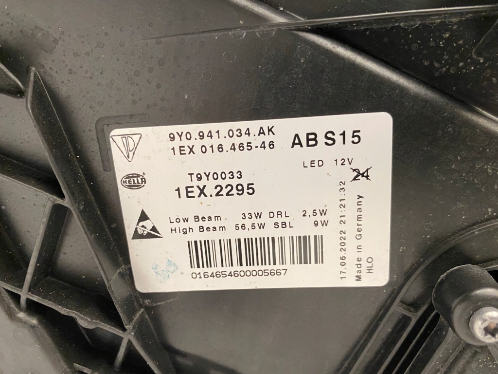 Porsche cayenne 9y0 full led ліва правий фара 9y0941033ak 9y0941034ak Київ