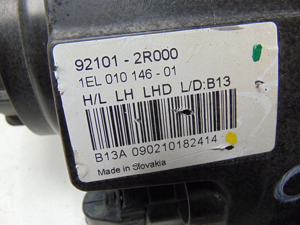 фото №14, Лампа левая перед hyundai i30 2007-2010 92101-2r000 europa тонированная lift