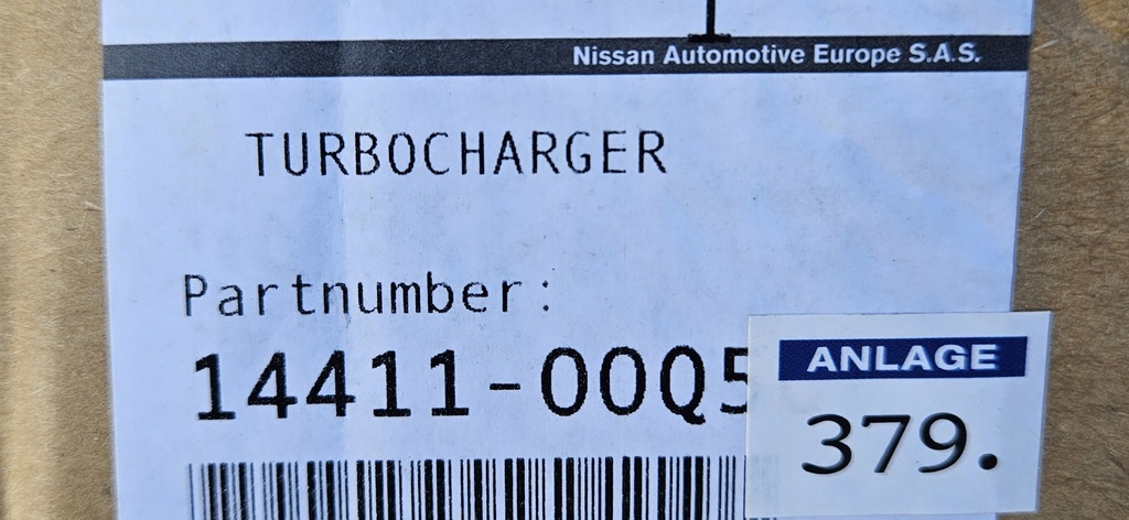 фото №15, Турбонагнетатель renault master 3 iii opel movano b ii 2 2.3 dci 144118020r