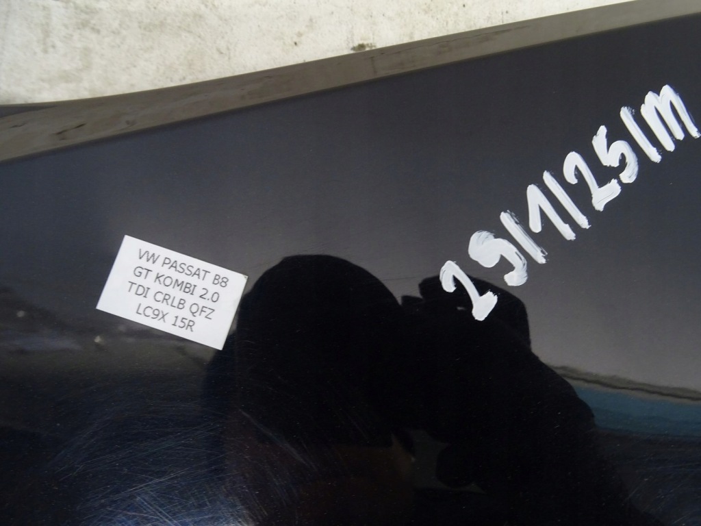 фото №13, Крыло правый перед передний молдинг vw passat b8 14- lc9x