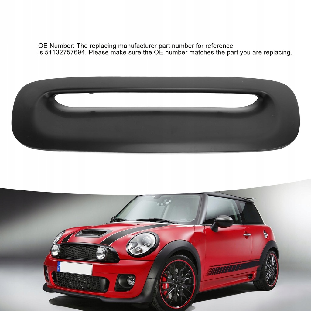 фото №15, Крышка капот czarna 51132757694 крышка отверстие вентиляционный капот впуск