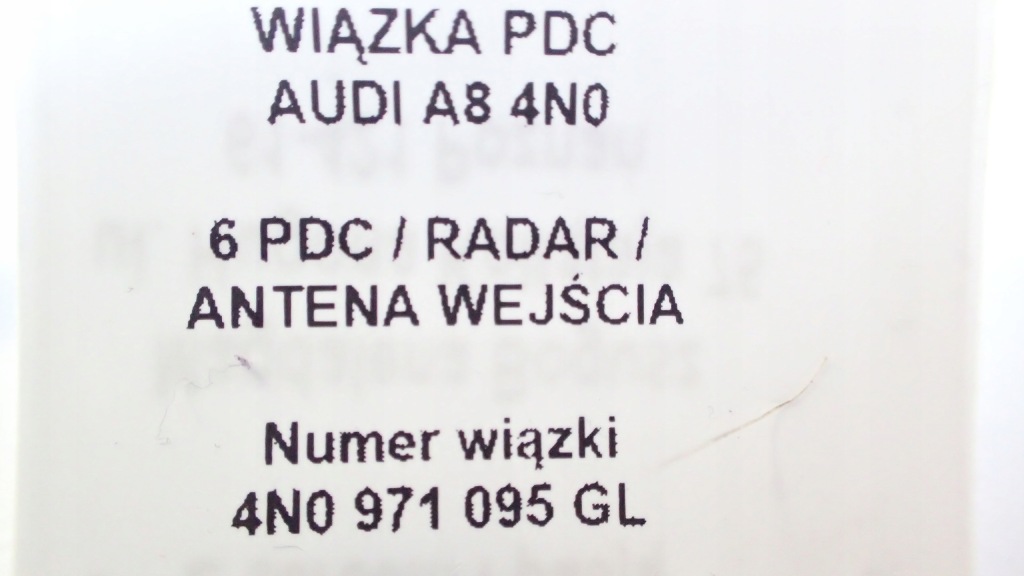 Nowa жгут бампера 6 pdc радары audi a8 4n0971095gl + набор ремонтный в Украине