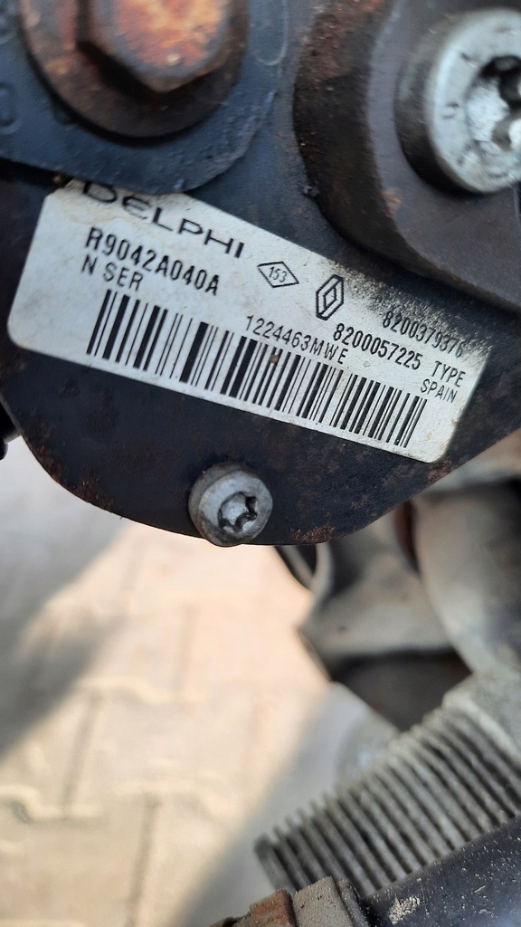 фото №10, Двигатель k9kt766 renault modus clio iii 1.5 dci