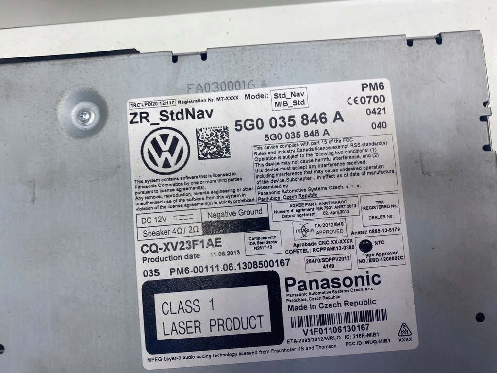 фото №11, Vw golf vii екран дисплей зчитувач навігації