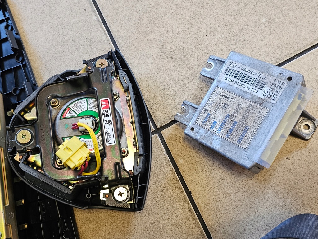 фото №7, Панель приладів консоль подушка безпеки подушки безпеки ремені honda jazz 02' eu 5d