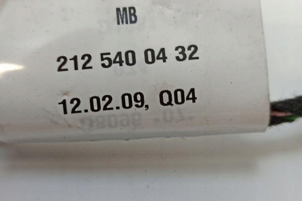 фото №9, Джгут передніх правих двері mercedes-benz e w212 2125400432 2.2l