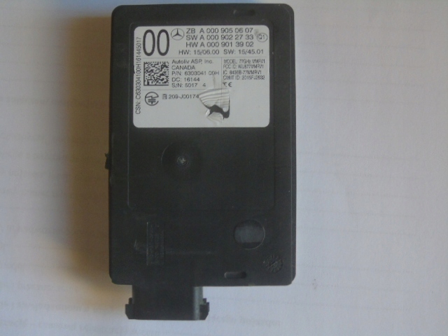 фото №1, Mercedes радар distronic acc a0009050607