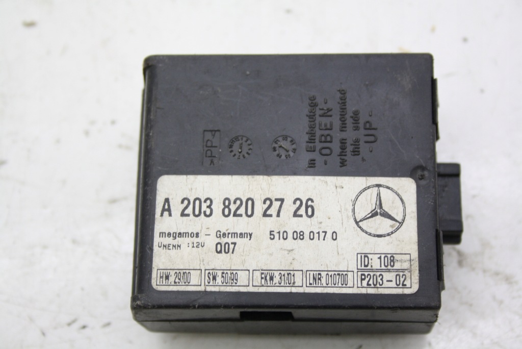 фото №1, Модуль блок керування сигналізація mercedes w220 w203 a2038202726