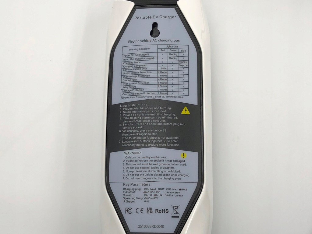 фото №9, Зарядное устройство do tesla s 3 x y cybertruck 230v 3,5kw 6a–16a ip65 + чехол