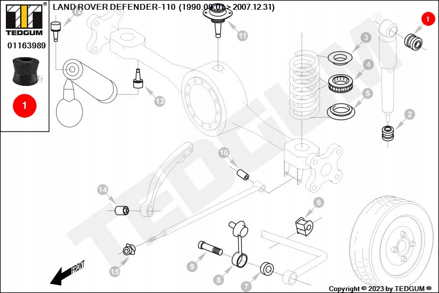 Кронштейн амортизатора land rover Недорого