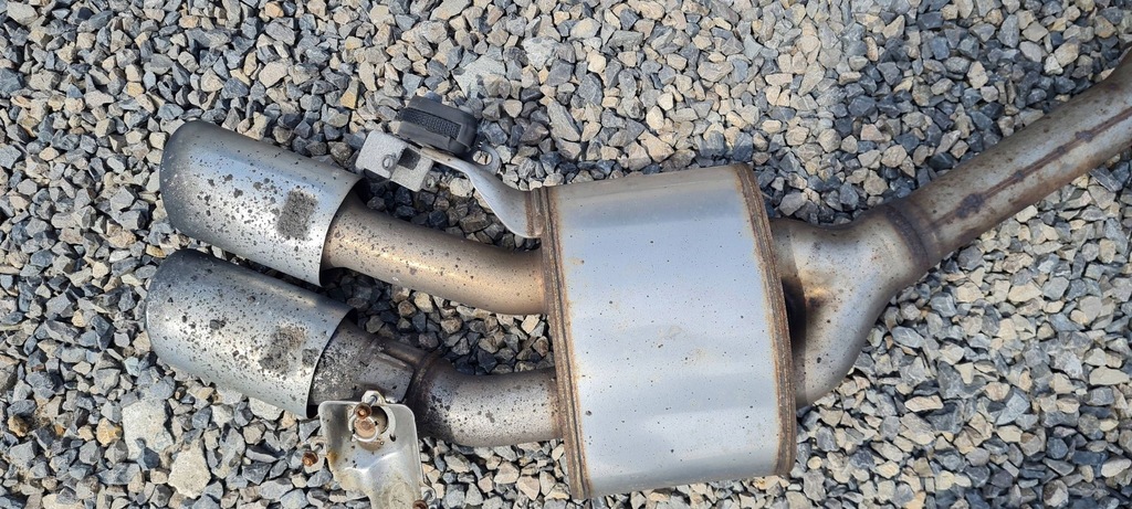 фото №8, S4 b9 8w a4 гаситель конечный средний система выпускной 3.0 tfsi 8w0253409g