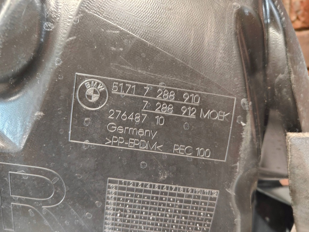 фото №7, Підкрилок правий перед праве передні bmw 3 gt f34 7288910 7294932