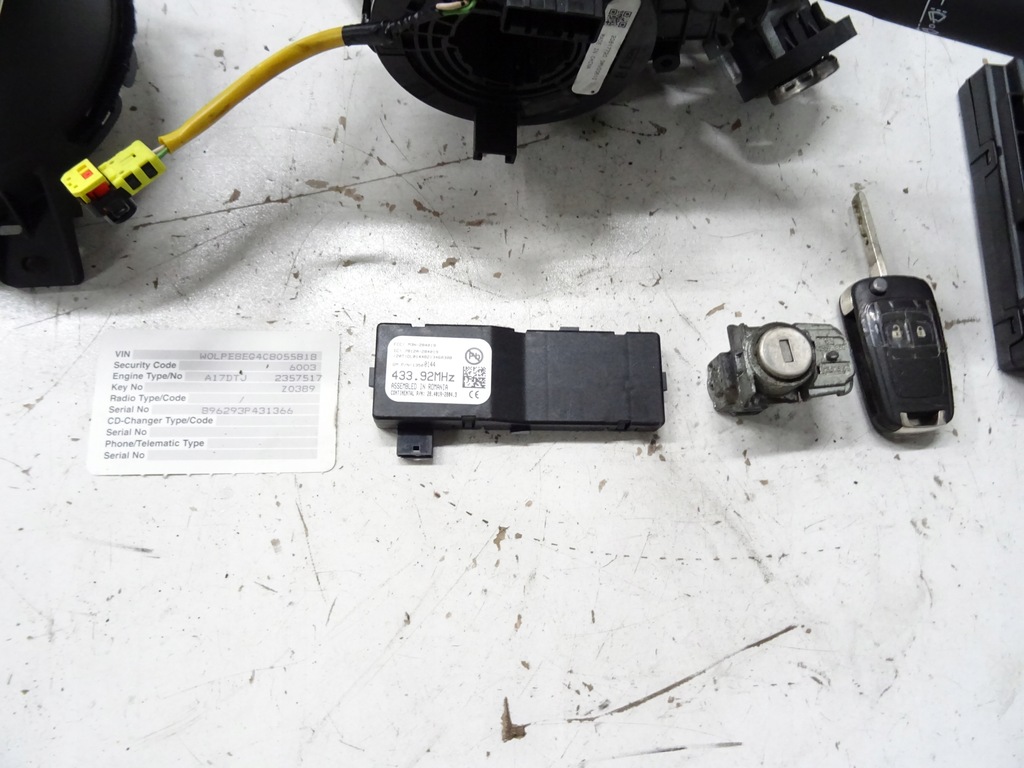 фото №5, Opel astra j 1.7 cdti набор стартовый модуль комфорта