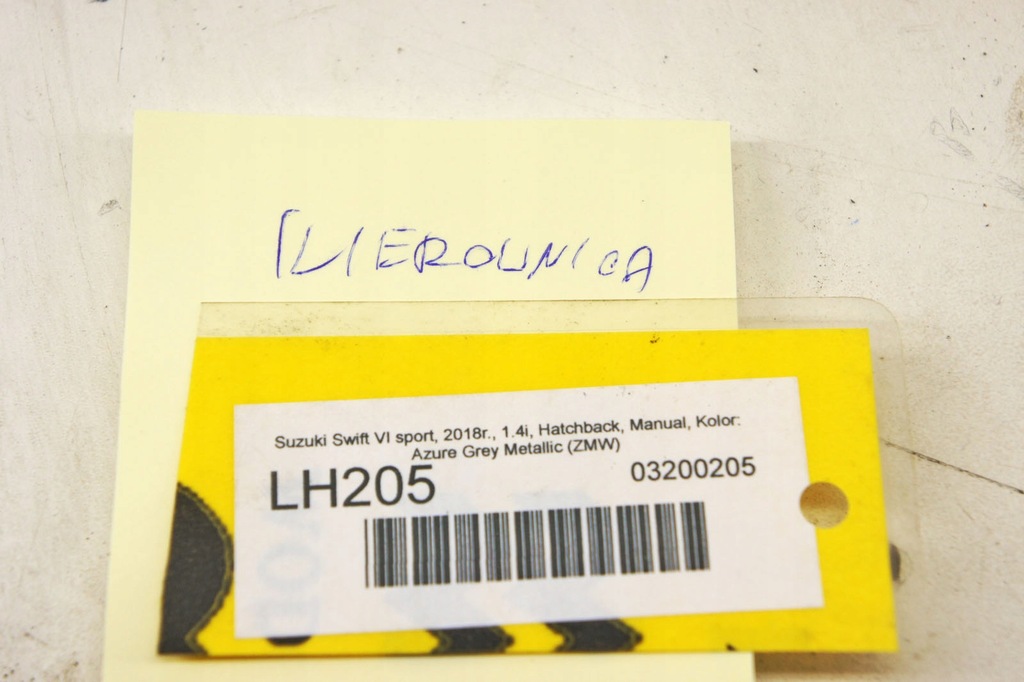 фото №6, Lh205 suzuki swift vi mk8 воздуховод кожа sport