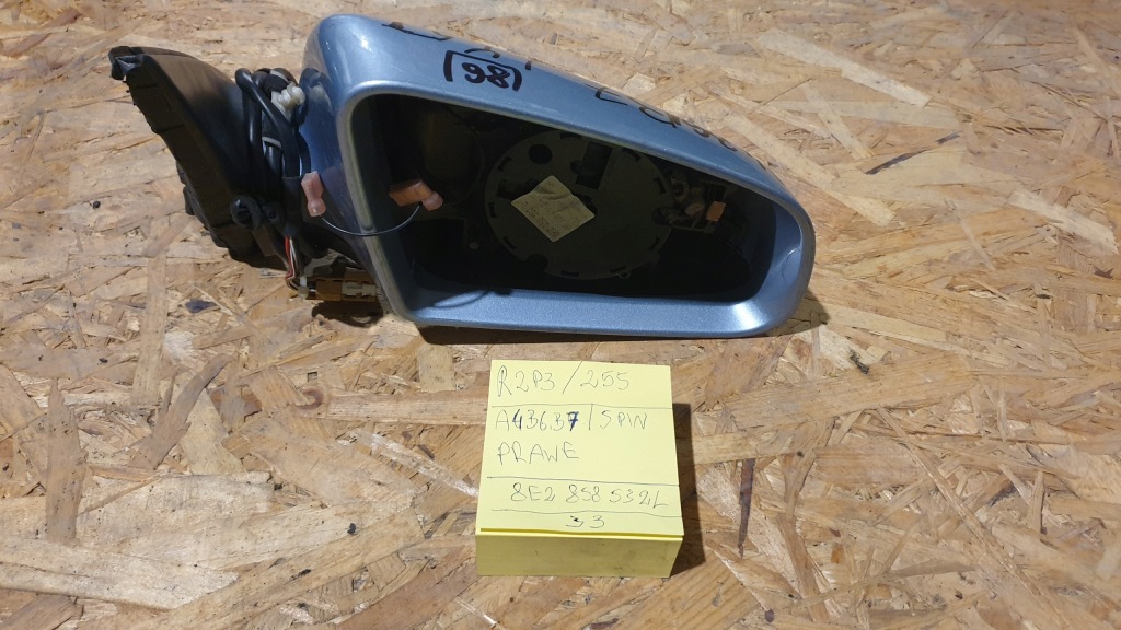 фото №1, Дзеркало праве audi a4 b6 b7 5 pin