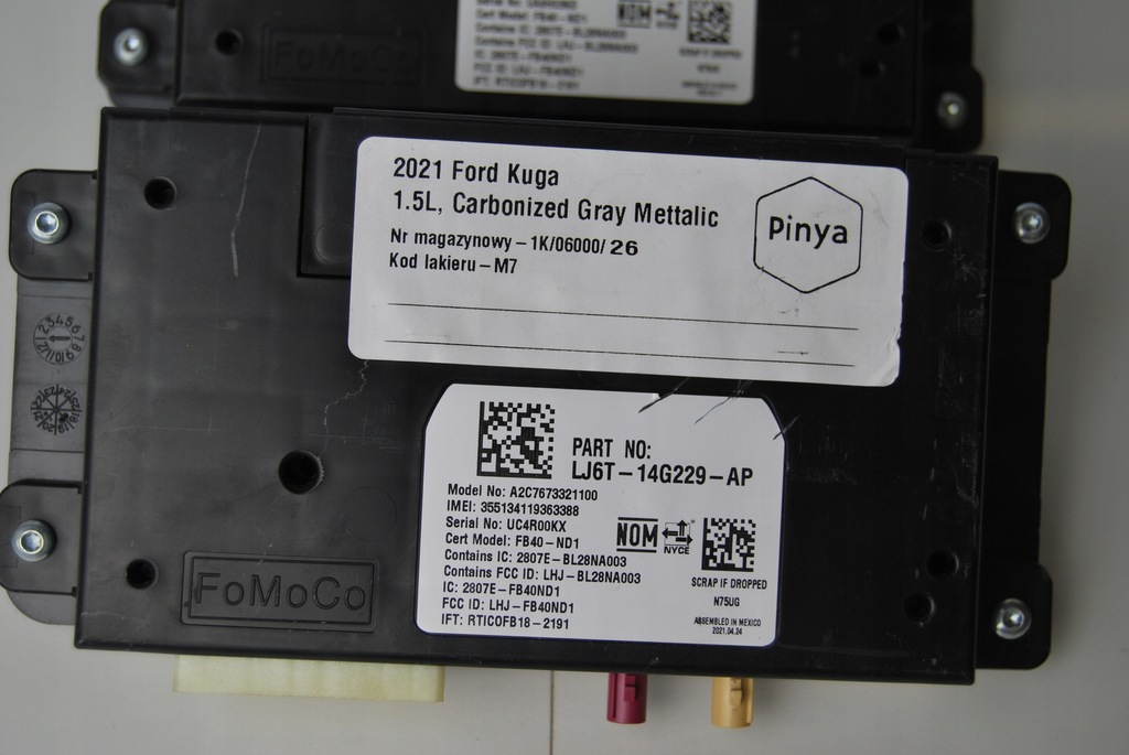 фото №5, Модуль интерфейс ford kuga mk3 escape 2020+ usa