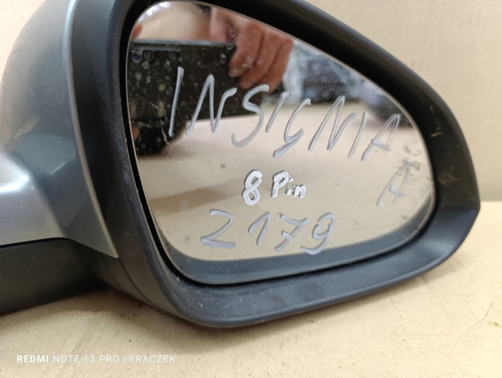 фото №16, Дзеркало праве 8 pin ліва 10pin електричний opel insignia a z179